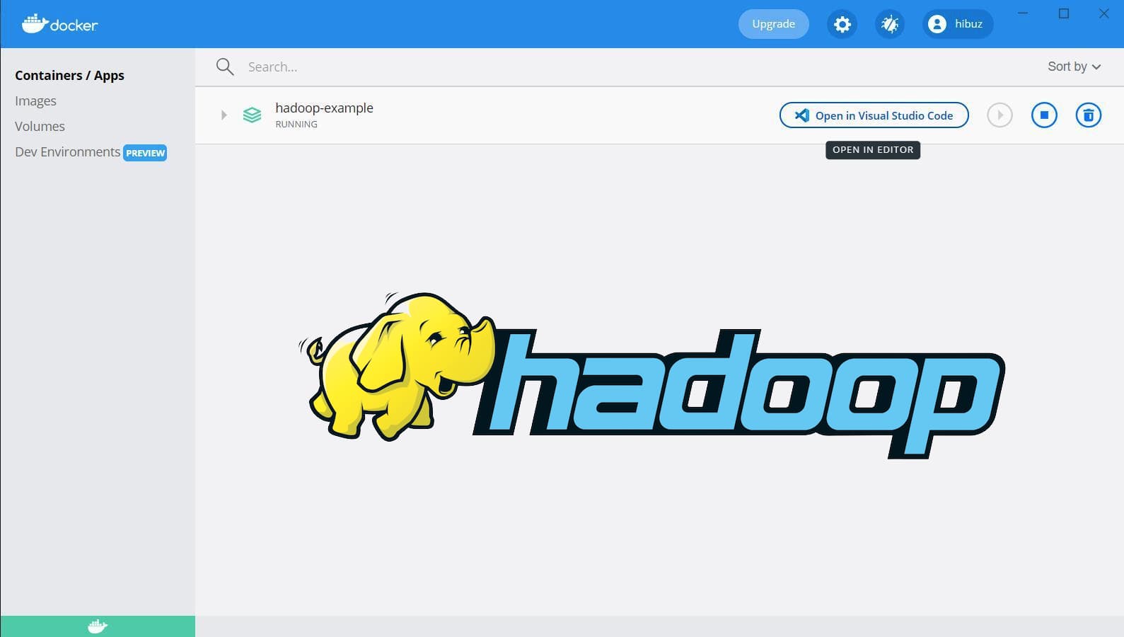 1분만에 Hadoop 개발환경 만들기